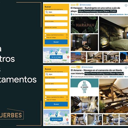 Апартаменты El Balconcillo - Lujo En Pleno Centro De Gijon - Grupo Querbes Экстерьер фото